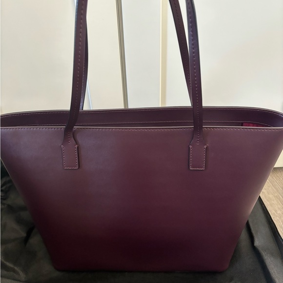 Kate Spade Leather Tote & Wristlet Set - Burgundy/wine - Picture 3 of 9